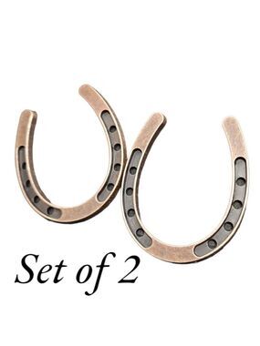 HORSESHOES SET OF 2- Western wedding party favor, Cowboy Wedding Decor, Crafts,